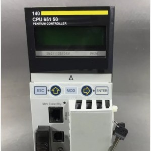 Schneider 140CPU65150 Unity processor, Modicon Quantum automation platform, Modbus Plus, 768kB RAM, 166MHz