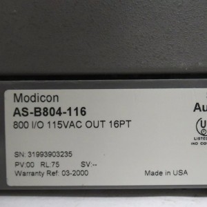 Schneider AS-B804-116 Modicon Output Module