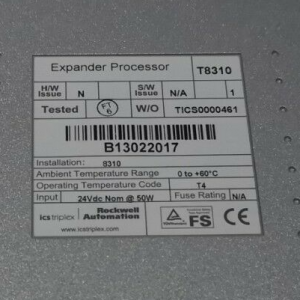 ʻO ICS Triplex T8310 hilinaʻi ʻia ʻo TMR Expander Processor